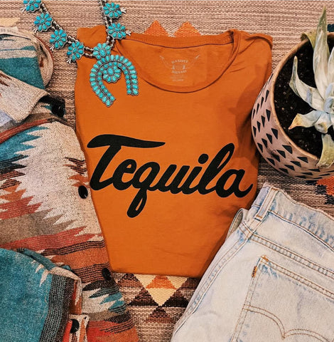 Tequila Women's Color Tee Cognac/Black