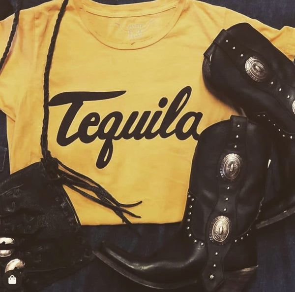 Tequila Women's Color Tee Gold Dust/Black