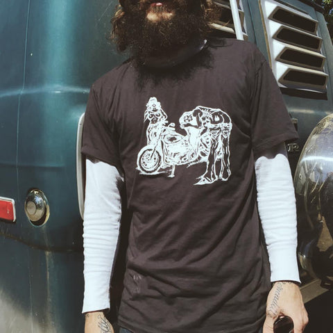 T&A Mens Tee Blk/White
