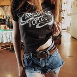Midnight Toker Womens Tee Blk/Wht