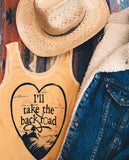 I'll take the Back Road Lace Tank Gold/Blk