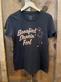 Bonafied Dancin' Fool Womens Tee Blk/Copper