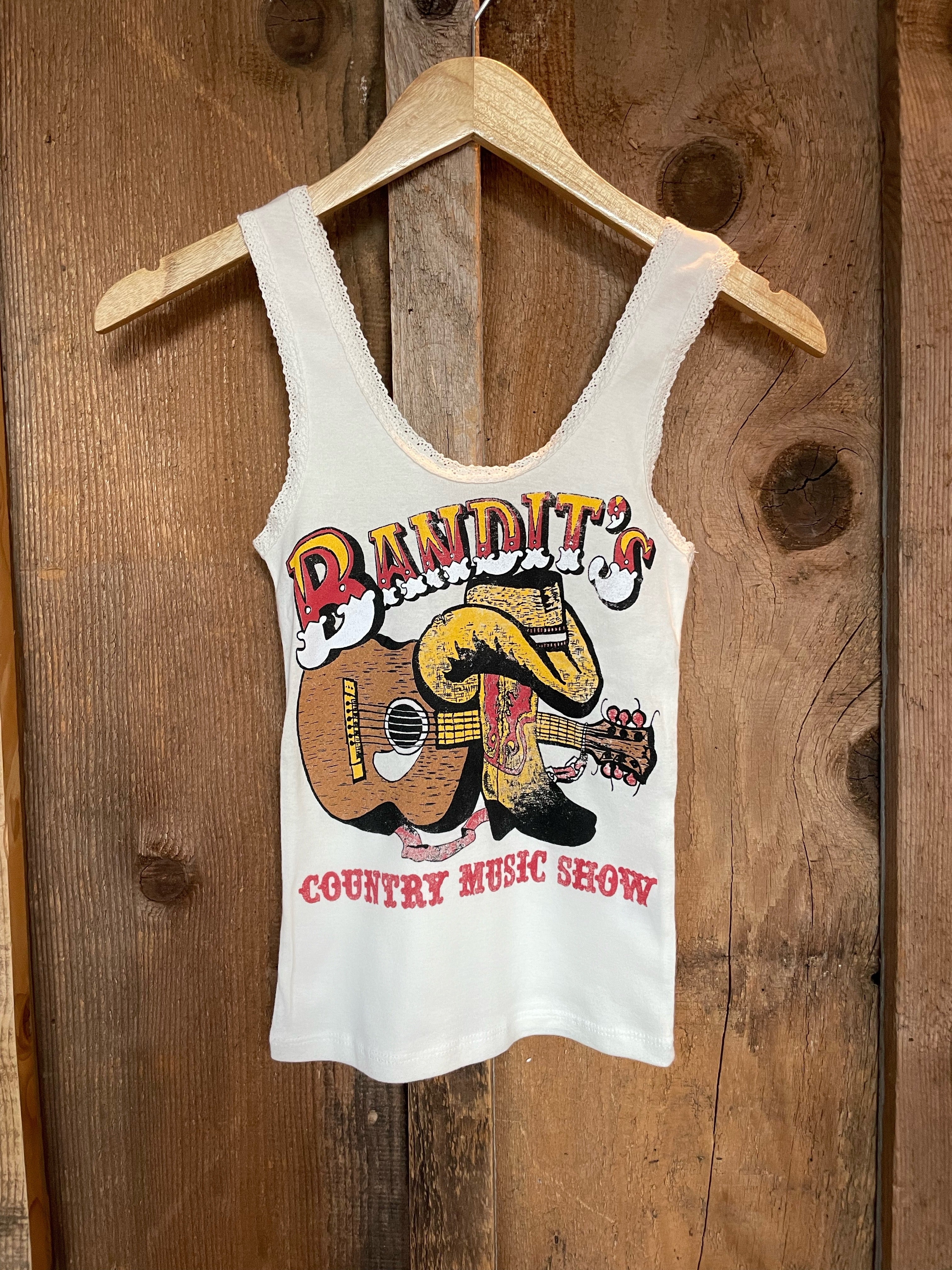 Bandit's Country Music Show Lace Tank White/Color