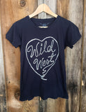 Wild West Womens Tee Blk/White
