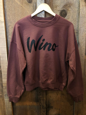 Wino Sweatshirt Rust/Blk