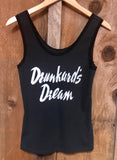 Drunkards Dream Lace Tank Blk/Wht