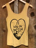 I'll take the Back Road Lace Tank Gold/Blk