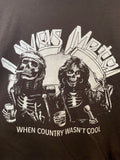 I Was Metal When Country Wasn't Cool Mens Tee Blk/White