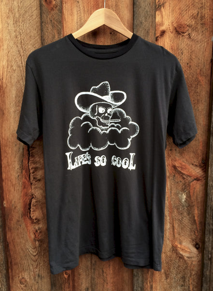 Life's So Cool Mens Tee Blk/Wht