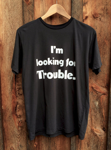 Lookin for Trouble Mens Blk/Wht