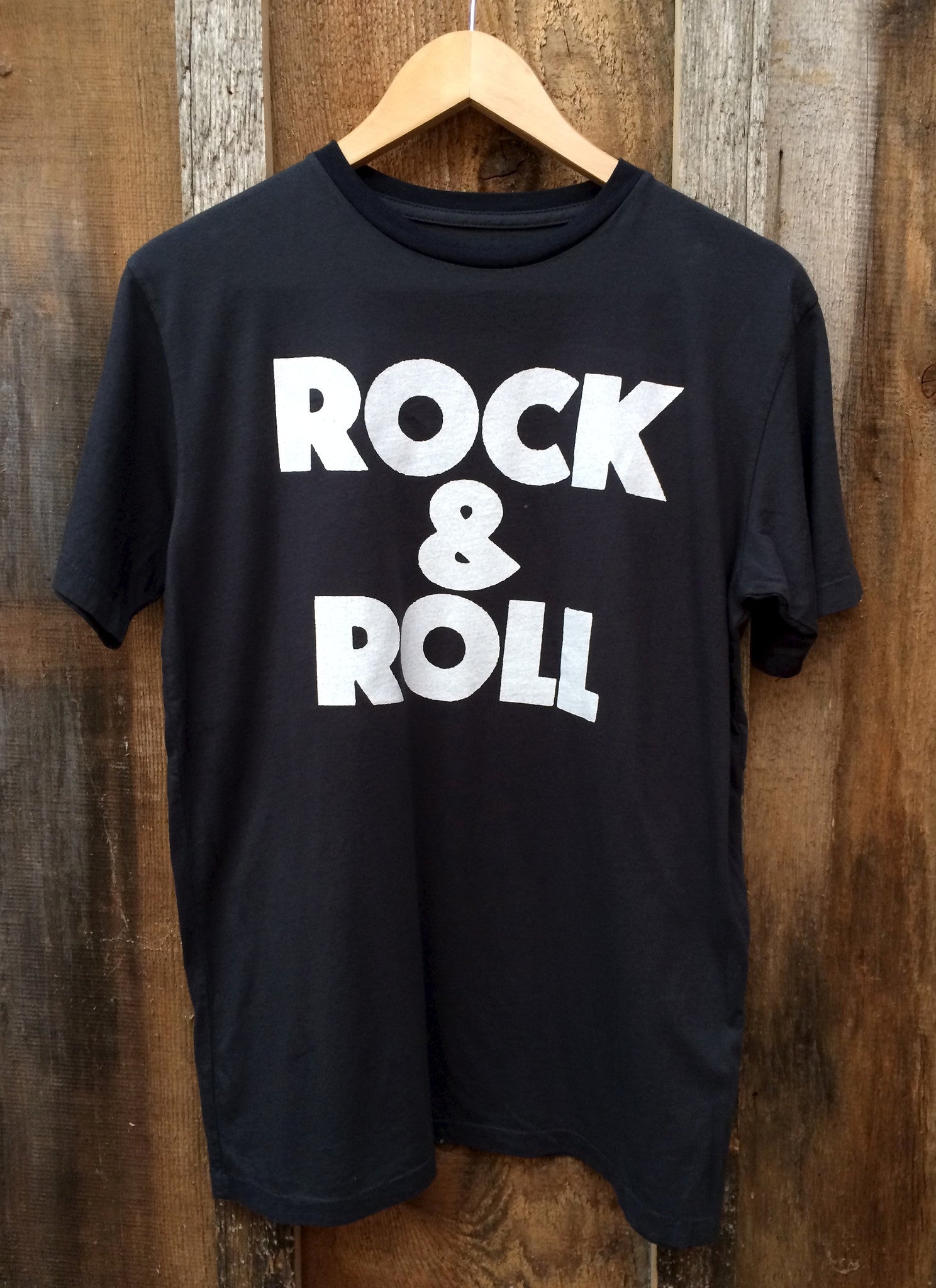 Rock and Roll Mens Tee Blk/Wht