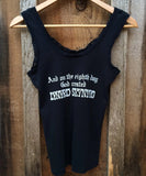 Skynyrd Lace Tank Blk/White