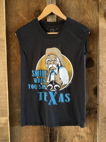 Smile When You Say Texas Tour Muscle Blk/Color