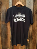 Long Hair Redneck Mens Tee Blk/Wht