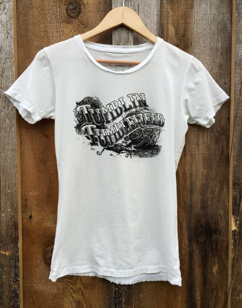 Tumblin Tumbleweed Womens Tee White/Blk