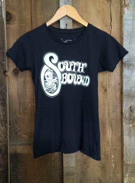 South Bound Womens Tees Blk/White